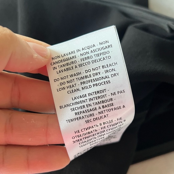 Stella McCartney Black Asymmetrical Handkerchief Hem Sleeveless Midi Dress 12 - Picture 7 of 12